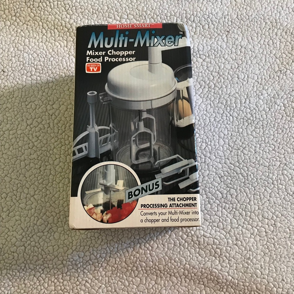 Home Smart Multi-Mixer Hand Crank Food Processor Chopper MM-0006 As Seen On TV